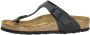 BIRKENSTOCK Teenslippers Gizeh Maat: 39 Materiaal: Leatherlook Kleur: Zwart - Thumbnail 5