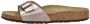 Birkenstock Madrid Slippers Graceful Taupe Narrow fit | Taupe | Imitatieleer - Thumbnail 2