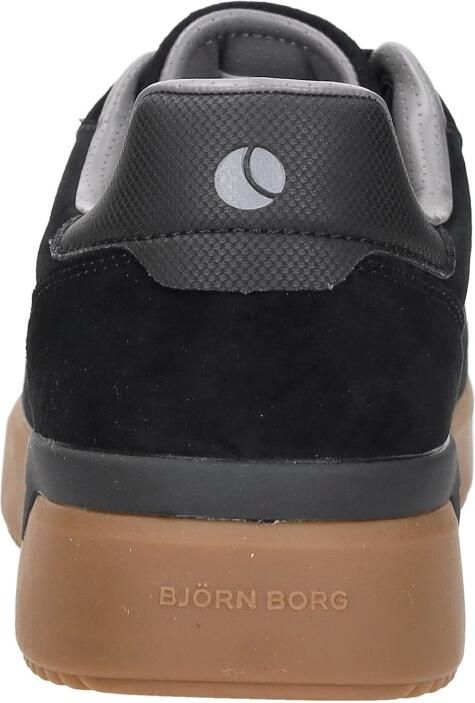 Björn Borg Spin Suede Sneaker Heren Lage Schoen Mannen Zwart Suede - Foto 7