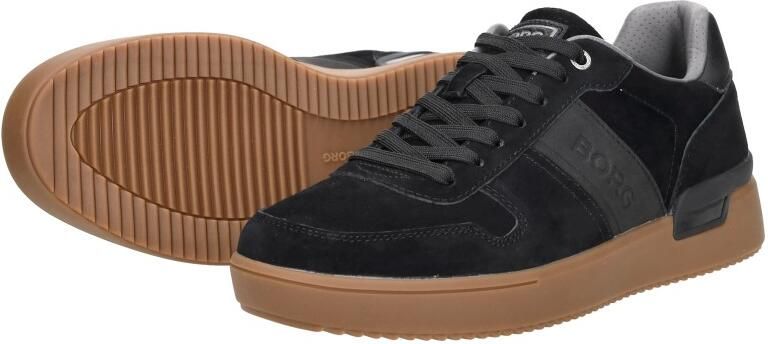 Björn Borg Spin Suede Sneaker Heren Lage Schoen Mannen Zwart Suede - Foto 15