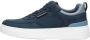 Björn Borg Lage Nubuck Leren Sneaker T1920 PRF Blauw Heren - Thumbnail 3