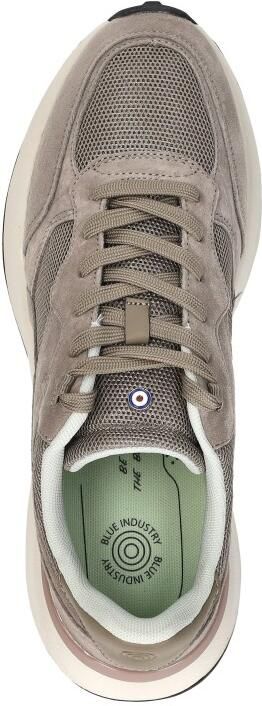 Blue Industry taupe suède heren sneakers Blue Jogger - Foto 10