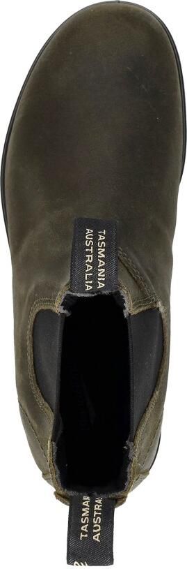 Blundstone Chelsea Laarzen Loop in Stijl met Dark Olive Breast Beatle El Side Boot Input Crust Groen Unisex - Foto 12