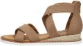 Skechers Sandalen DESERT KISS- zomerschoen sandaal keilhak met hielrits - Beige