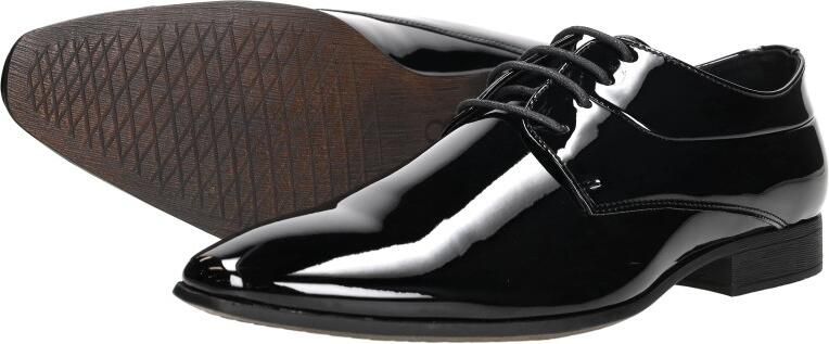 Bottesini heren lakschoenen Gekleed Laag Zwart lak - Foto 7