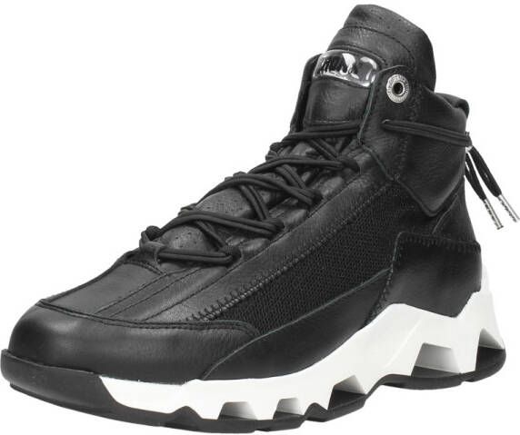 Bronx Epic 47410 Hoge sneakers Leren Sneaker Dames Zwart - Foto 5