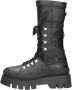 Bronx Evi-ann 47425 Enkelboots Enkellaarsjes Dames Zwart - Thumbnail 3