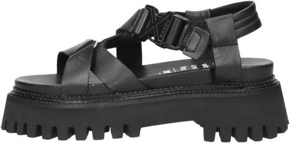 Bronx Stoere Damessandaal ""Groov-y Sandal Buckle"" zwart - Foto 19