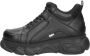 Buffalo Plateausneakers Corin veterschoen vrijetijdsschoen ugly sneaker met typische plateausool - Thumbnail 3