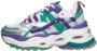 Buffalo Triplet Hollow Sneakers Laag Zilverkleur - Thumbnail 2