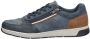 Bugatti Arriba Sneakers blauw Leer - Thumbnail 3