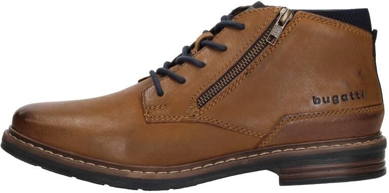 Bugatti Veterschoenen Hoog Veterschoenen Hoog cognac - Foto 9
