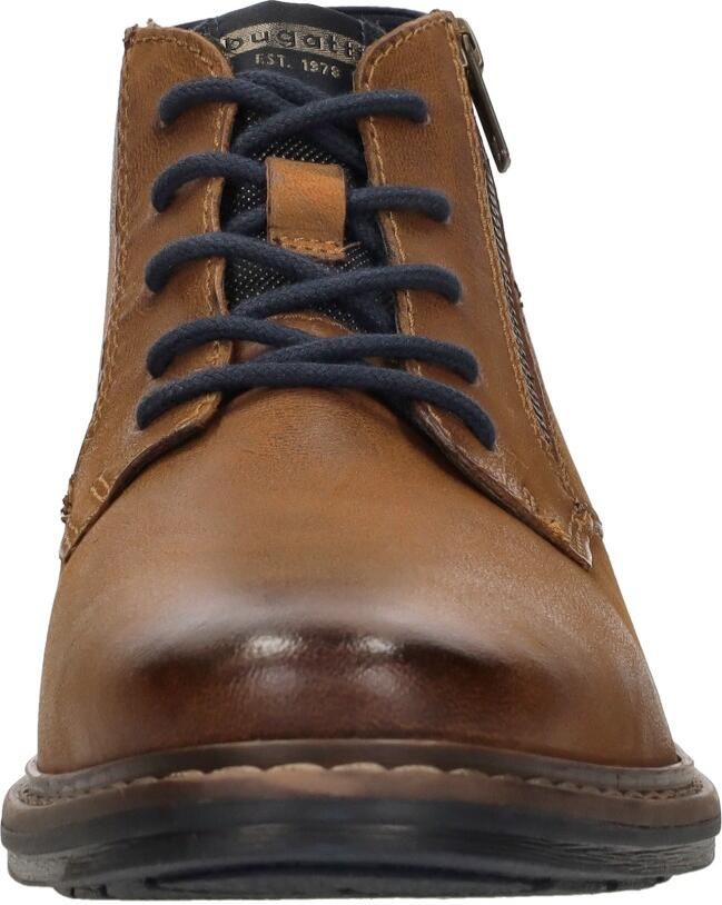 Bugatti Veterschoenen Hoog Veterschoenen Hoog cognac - Foto 3