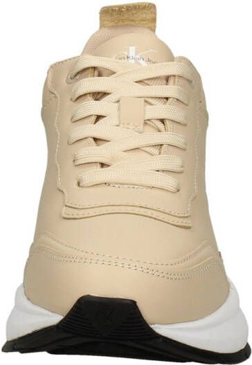 Calvin Klein Wedge Sporty Sneaker Veterschoenen Laag beige - Foto 3