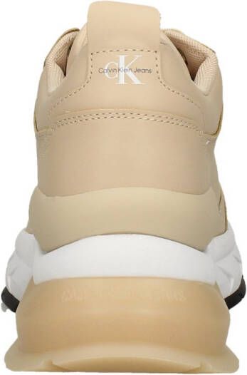 Calvin Klein Wedge Sporty Sneaker Veterschoenen Laag beige - Foto 4