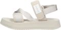 Calvin Klein Sandalen met klittenbandsluiting en elastiek - Beige