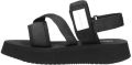 Calvin Klein Sandalen met klittenbandsluiting en elastiek - Zwart