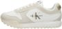 Calvin Klein Heren Irregular Lines Runner Sneakers Beige Heren - Thumbnail 2
