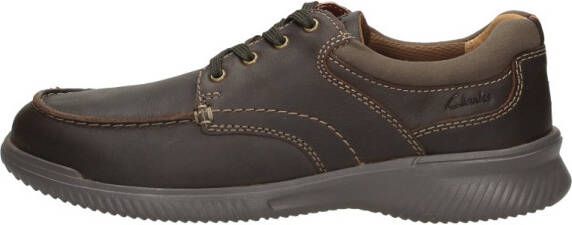 Clarks Donaway Edge Veterschoenen Laag donkerbruin - Foto 5