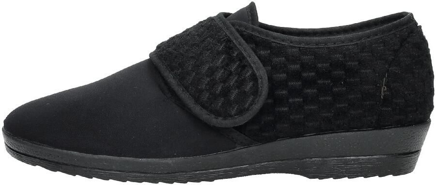 Comfort Plus Dames pantoffels met stretch Pantoffels Dicht Zwart - Foto 2