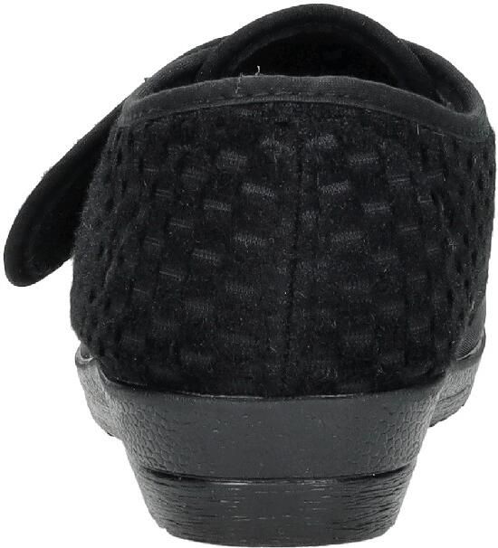 Comfort Plus Dames pantoffels met stretch Pantoffels Dicht Zwart - Foto 7