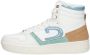 Cruyff Campo High Lux Hoge sneakers Leren Sneaker Dames Multi - Thumbnail 2