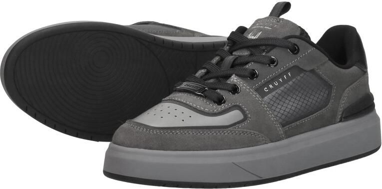 Cruyff Junior Endorsed Tech Pinstripe Sneakers Jongens Grijs - Foto 6