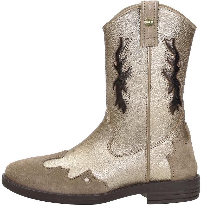 Develab Cowboylaarzen goud Leer Dames - Foto 3