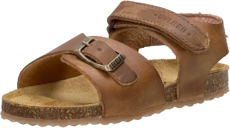 Develab 48195 leren sandalen cognac Bruin Leer Effen 21 - Foto 6