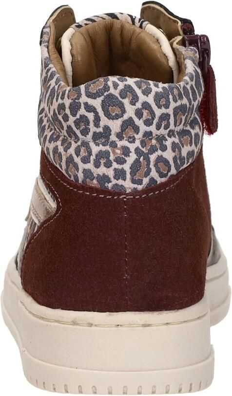 Develab Veterschoen hoog Veterschoen hoog Bordeaux - Foto 4