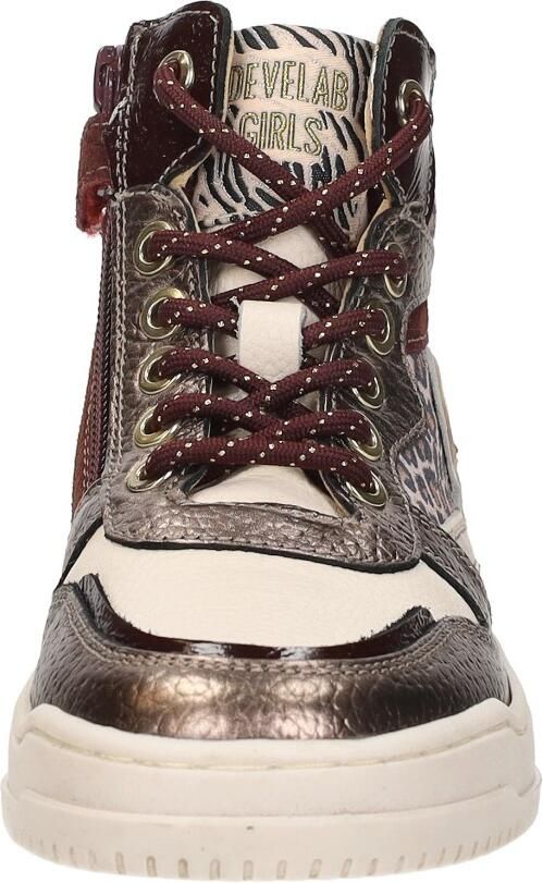 Develab Veterschoen hoog Veterschoen hoog Bordeaux - Foto 3