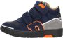 Develab 44307 Lage sneakers Leren Sneaker Jongens Kids Donkerblauw - Thumbnail 3