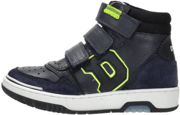 Develab 44307 Lage sneakers Leren Sneaker Jongens Kids Donkerblauw - Foto 8