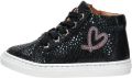 Develab Hoge Sneakers Veterschoen hoog - Zwart