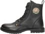 Develab Smiley Veterboots zwart Leer Kinderschoenen - Thumbnail 2