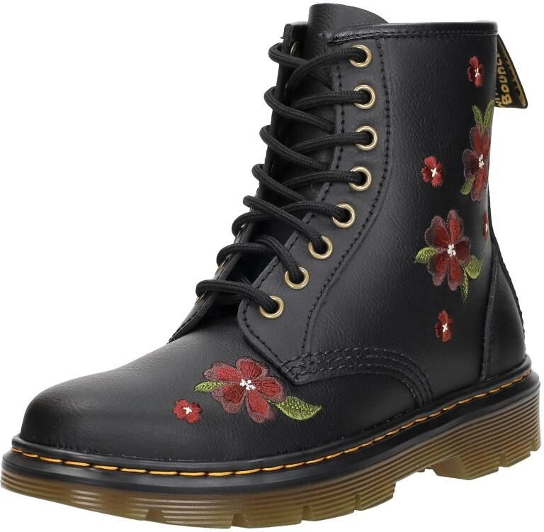 Dr. Martens Aprile Floral Veterschoenen Hoog zwart - Foto 2