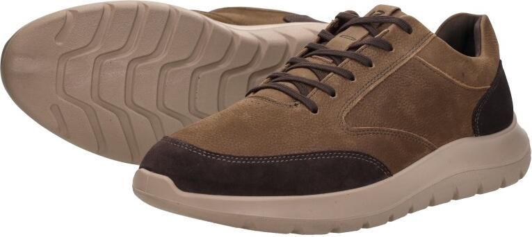 ECCO art. 571814 61894 city stride sneaker heren bruin veter - Foto 6