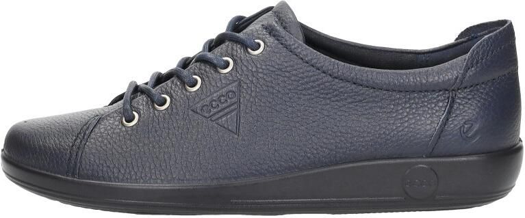Ecco Veterschoenen Soft 2.0 vrijetijdsschoen lage schoen veterschoen met subtiele logo-opdruk - Foto 6