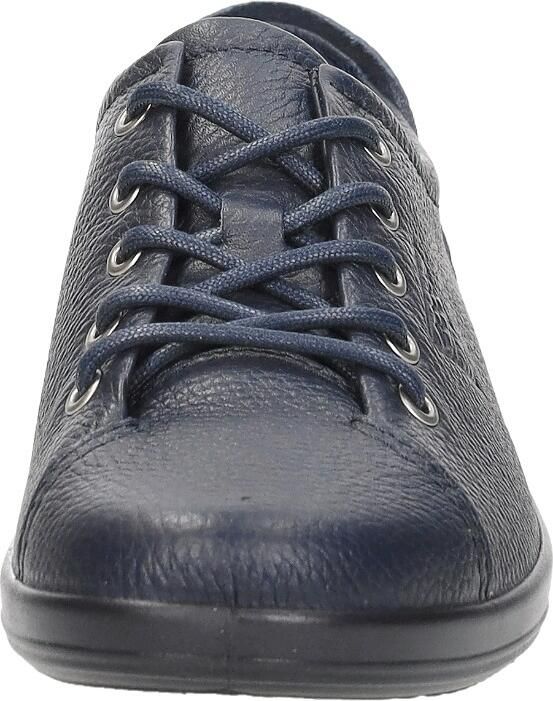 Ecco Veterschoenen Soft 2.0 vrijetijdsschoen lage schoen veterschoen met subtiele logo-opdruk - Foto 4