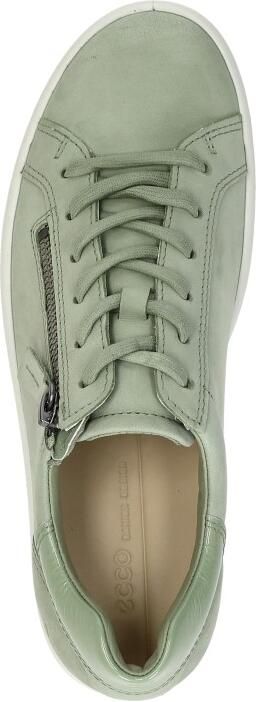ECCO Soft 7 Side Zip Sneakers groen Nubuck Dames - Foto 8