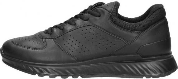ECCO Exostride M Heren leren sneaker Zwart Size: 45 (UK 10.5-11)