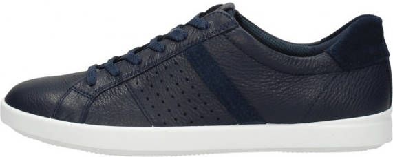 Ecco Blauwe Veterschoenen Leisure Marine