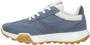 ECCO Sneakers Blauw Leer 101269 Dames Leer - Thumbnail 2