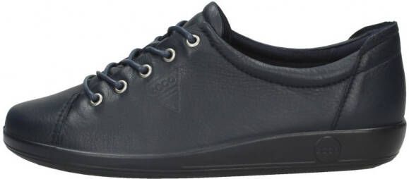 Ecco Veterschoenen Soft 2.0 vrijetijdsschoen lage schoen veterschoen met subtiele logo-opdruk - Foto 5
