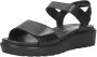 Ara Bilbao-S Sandalen Plat zwart - Thumbnail 3