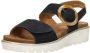 Ara Bilbao-S Sandalen Plat Blauw - Thumbnail 3