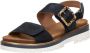 Ara Malaga-S Sandalen Plat Blauw - Thumbnail 3
