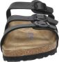 BIRKENSTOCK Slippers Dames Soft Foodbed Maat: 36 Materiaal: Leer Kleur: Zwart - Thumbnail 14
