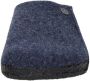 Birkenstock Pantoffels Heren Andermatt Wolvilt Sloffen Standaard Blauw Regular - Thumbnail 13