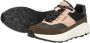 Björn Borg Chunky Runner Sneaker met Gemengde Materialen Brown Dames - Thumbnail 13